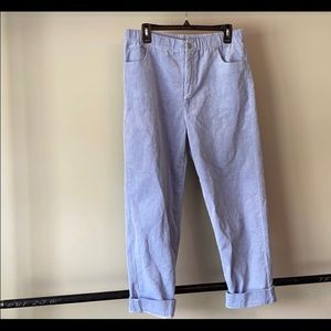 Light blue corduroy pants!